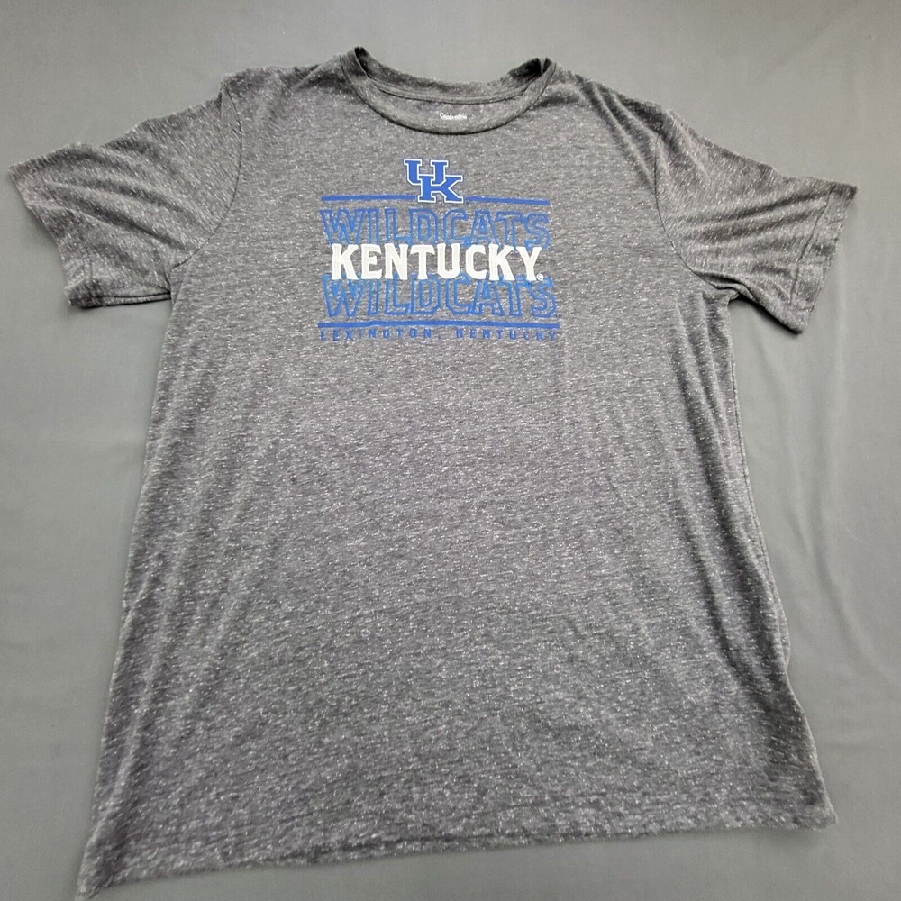 Captivating UK Lexington Kentucky Wildcats Mens XL Gray Knit Pullover Shirt